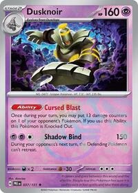 Dusknoir (Master Ball Pattern) - 037/131 - Journey Together